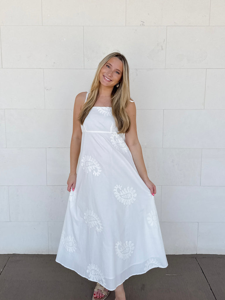 Summer Haze Midi Dress Clothing Peacocks & Pearls Lexington