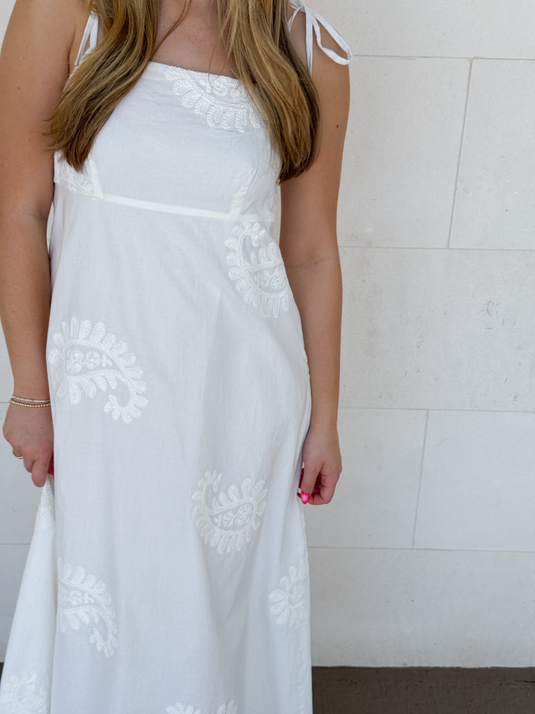 Summer Haze Midi Dress Clothing Peacocks & Pearls Lexington