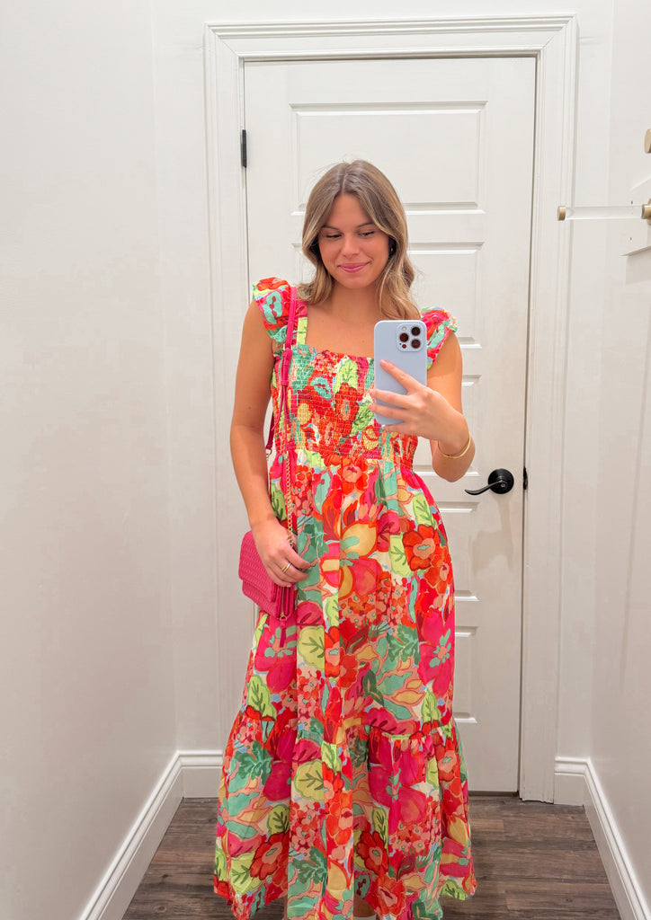 Palm Paradise Maxi Dress Clothing THML   