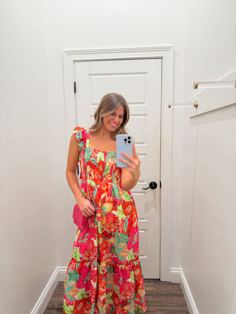 Palm Paradise Maxi Dress Clothing THML   