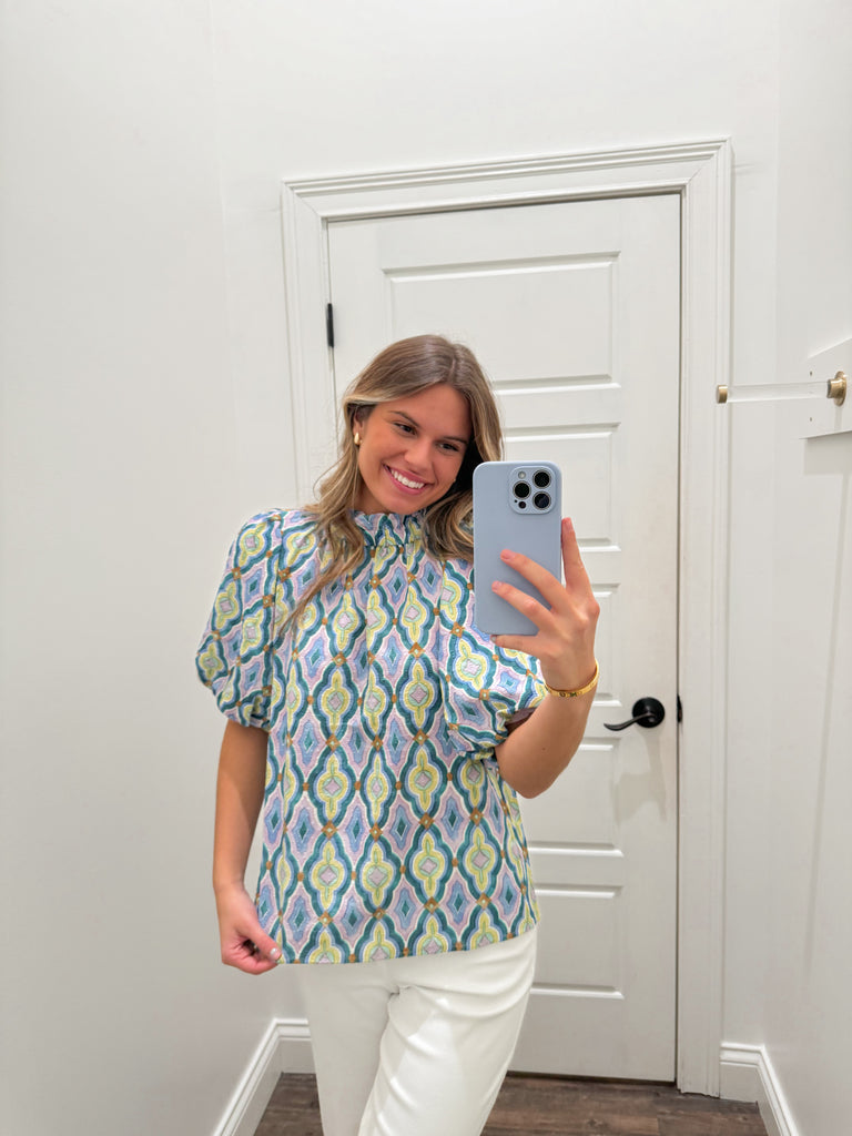 Mystic Meadow Top Clothing Peacocks & Pearls Lexington   