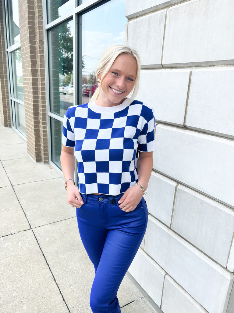 Check Mate Top Clothing Sparkle City XS  