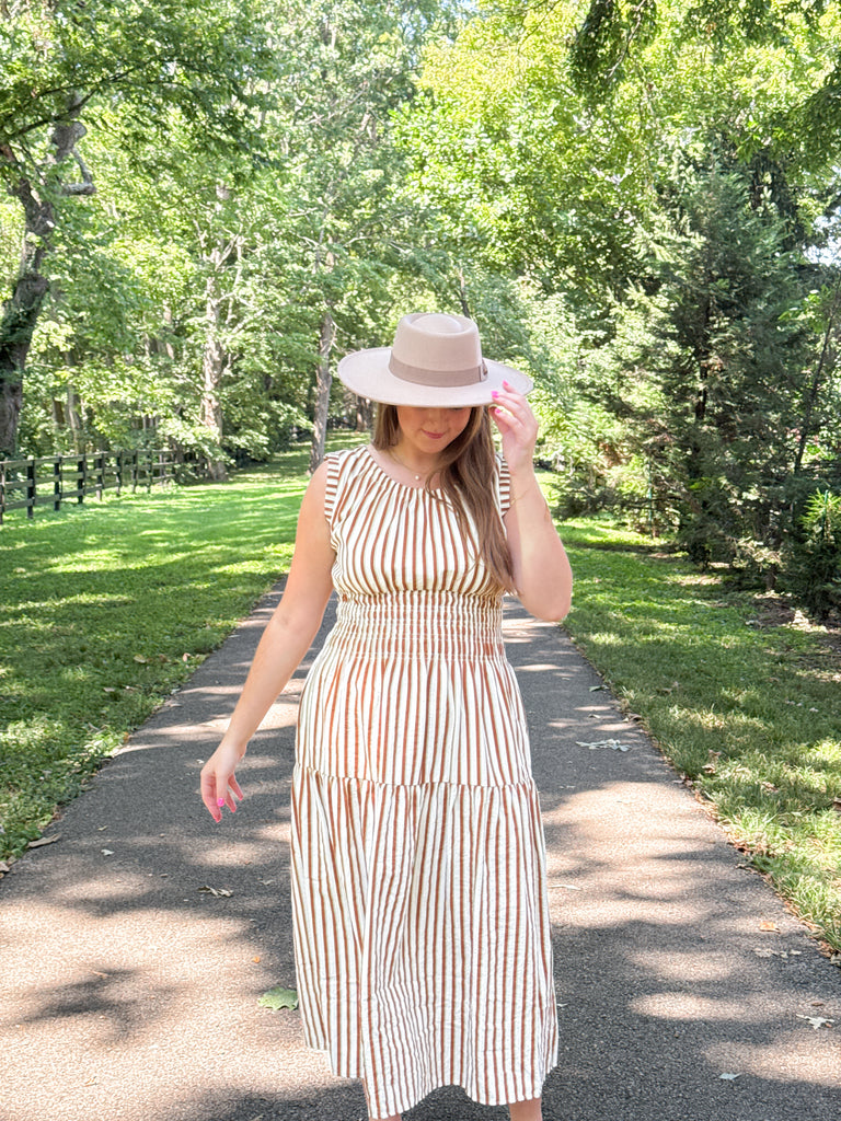 Saffron Fields Maxi Dress Clothing Peacocks & Pearls Lexington
