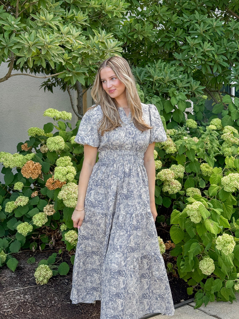 Evening Petal Maxi Dress Clothing Peacocks & Pearls Lexington