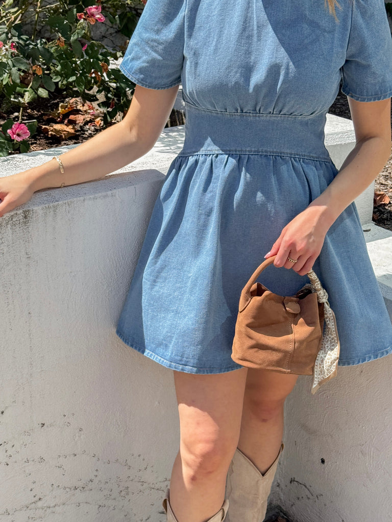 Blue Skies Ahead Dress Clothing Peacocks & Pearls Lexington