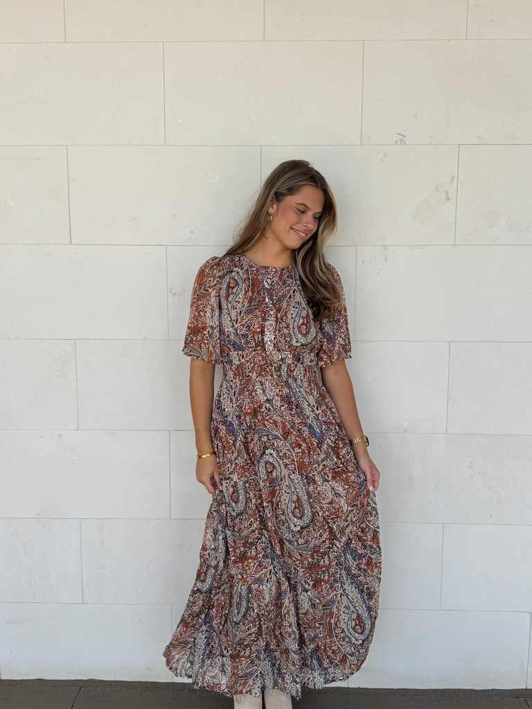 Sienna Shade Maxi Dress Clothing Peacocks & Pearls Lexington