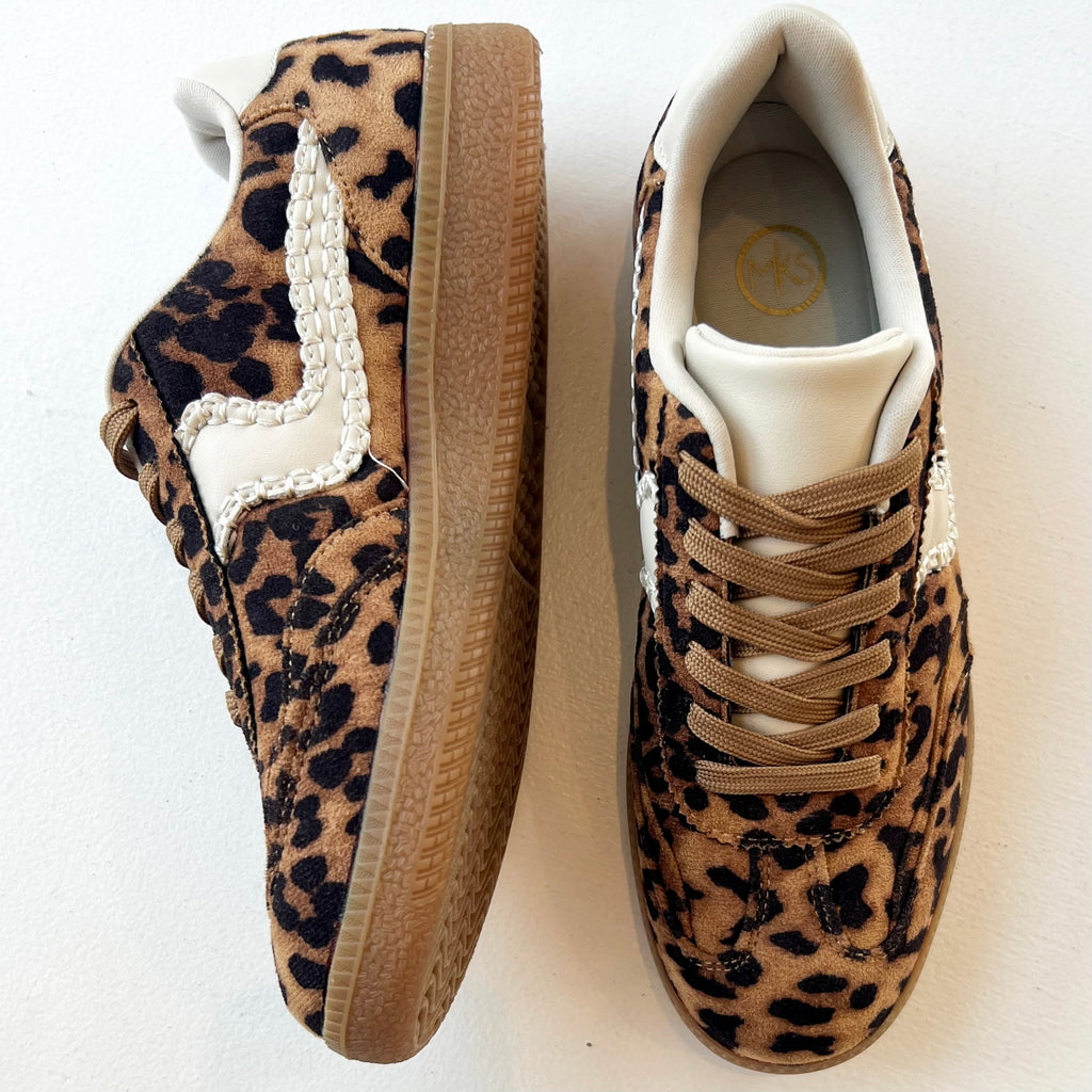 Mel Leopard Sneaker Shoes Peacocks & Pearls Lexington   