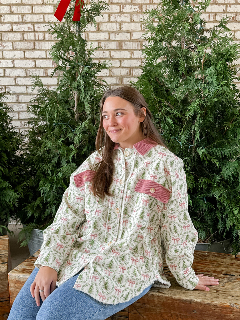 Corduroy Christmas Jacket Clothing Peacocks & Pearls Lexington