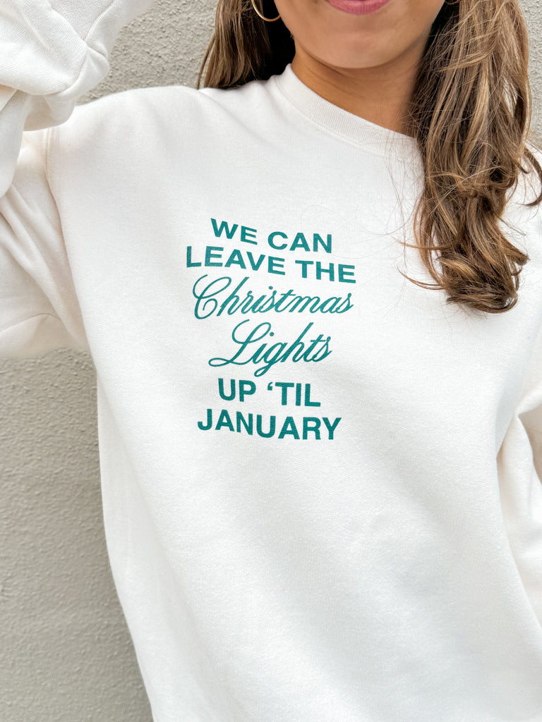 Til January Sweatshirt Clothing Peacocks & Pearls Lexington