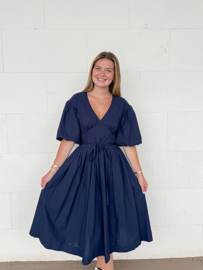 Polished Grace Dress Clothing Peacocks & Pearls Lexington Navy S