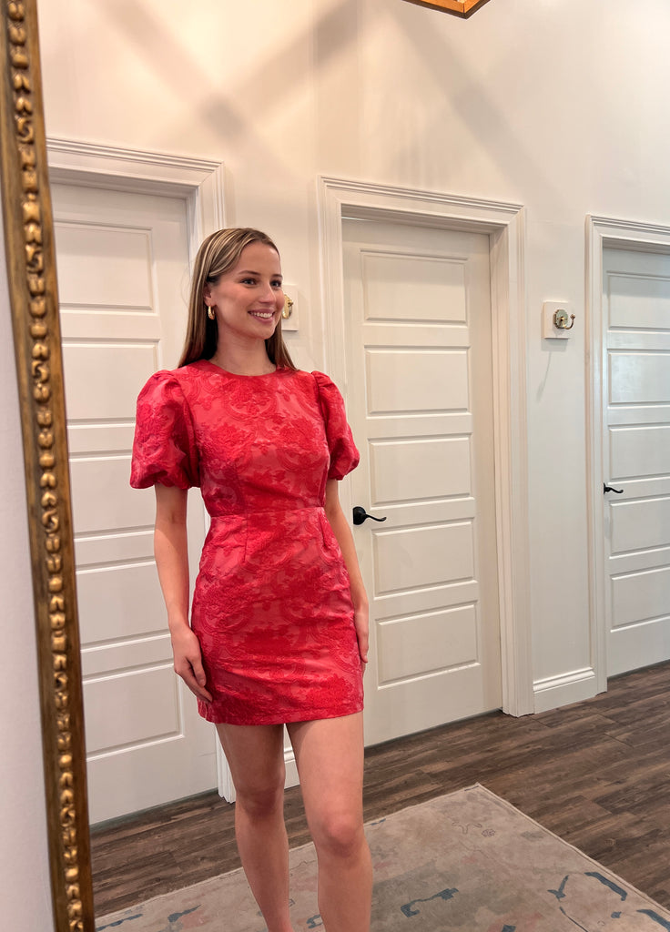 Somewhere Sunny Pink Dress Clothing Peacocks & Pearls Lexington   