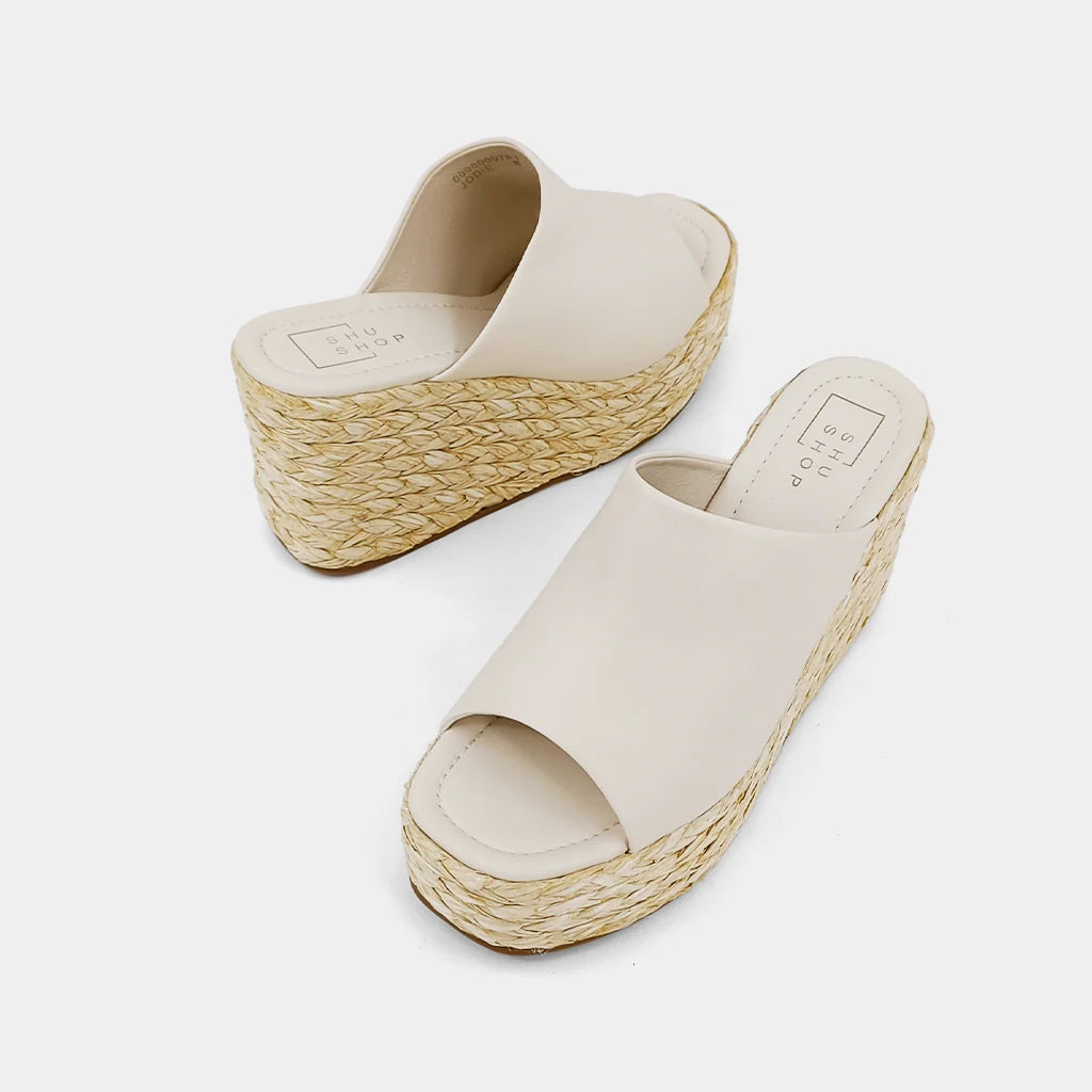 Jodi leather espadrille wedge shop