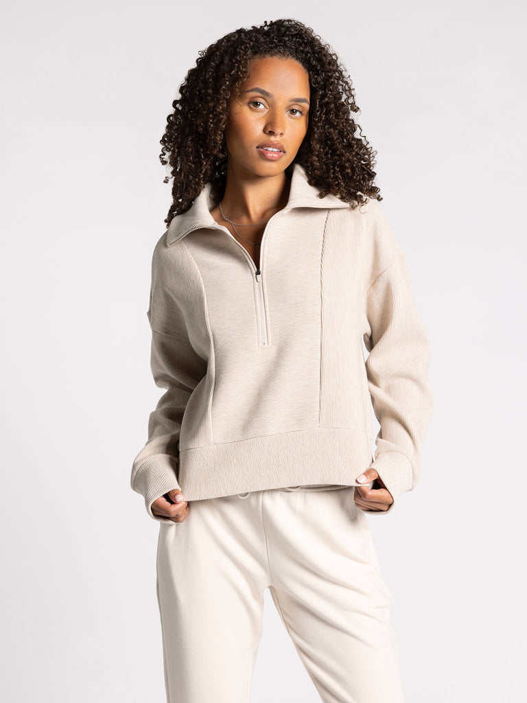 In A Hurry Sweatshirt Clothing Thread & Supply Oatmeal S 