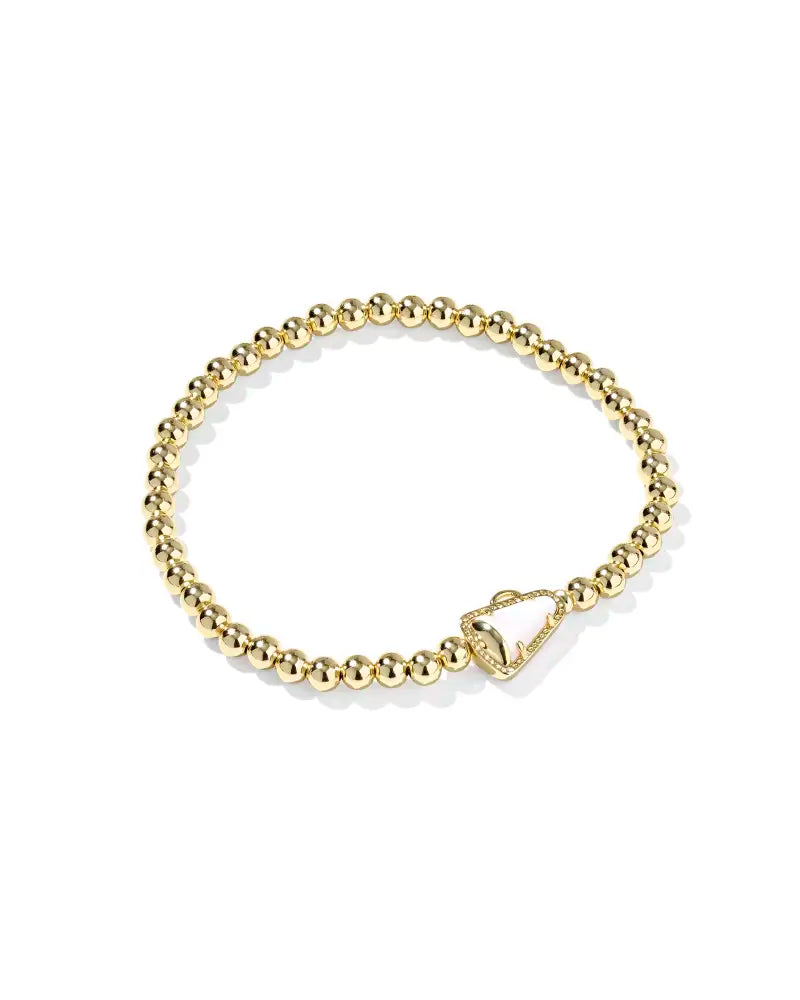 Cheer Gold Stretch Bracelet Jewelry Peacocks & Pearls Lexington