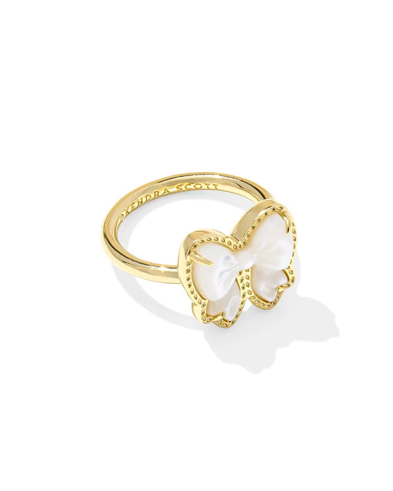Haley Bow Band Ring Jewelry Peacocks & Pearls Lexington