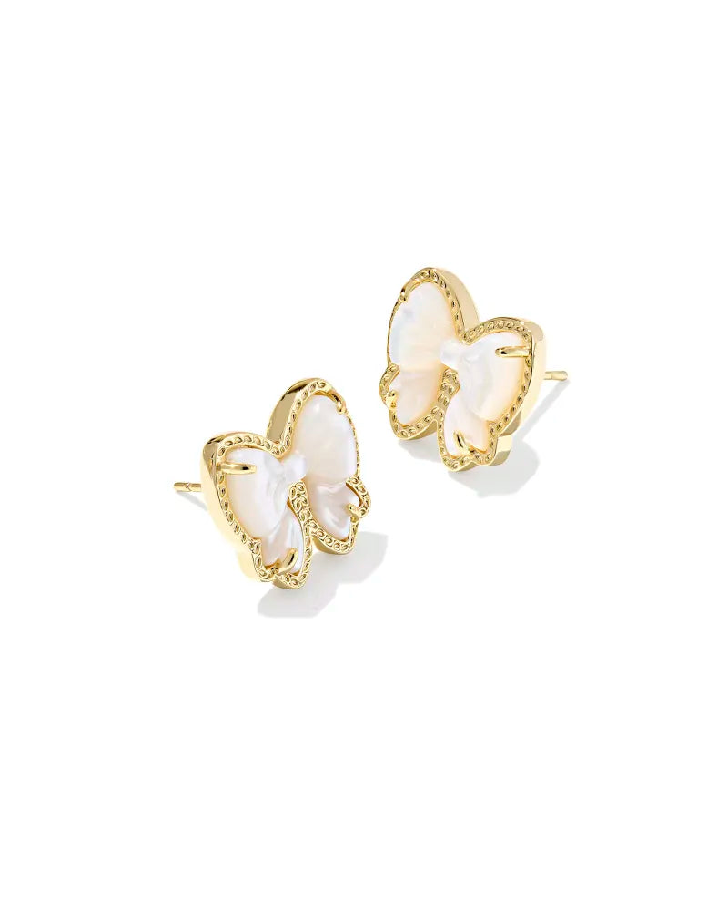 Haley Bow Stud Earrings Jewelry Peacocks & Pearls Lexington