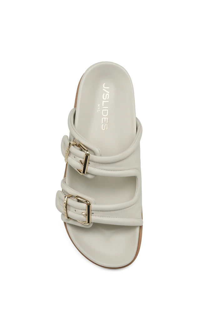 Roux Double Strap Slide Shoes Peacocks & Pearls Lexington