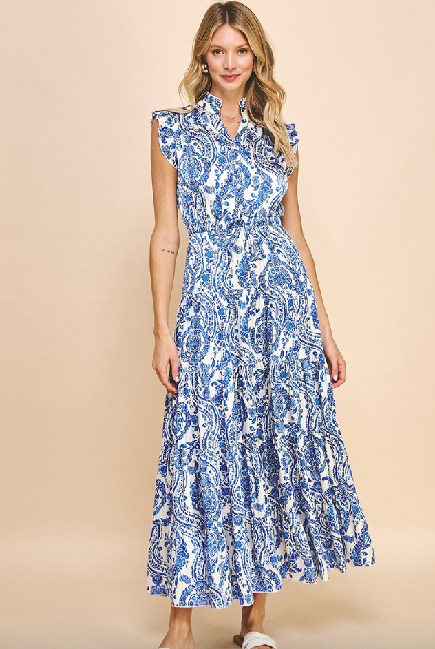 Sunday Stroll Maxi Dress Clothing Peacocks & Pearls Lexington   