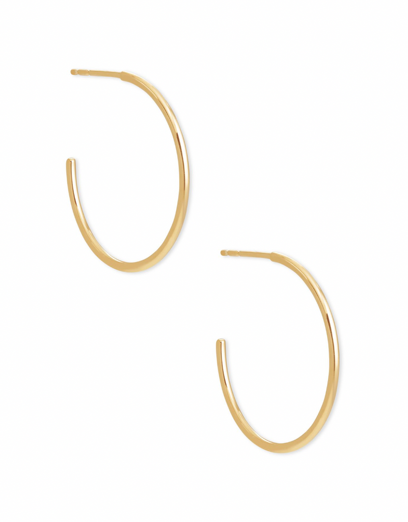Keeley Small Hoop Earring 18K Gold Vermeil Jewelry Kendra Scott   