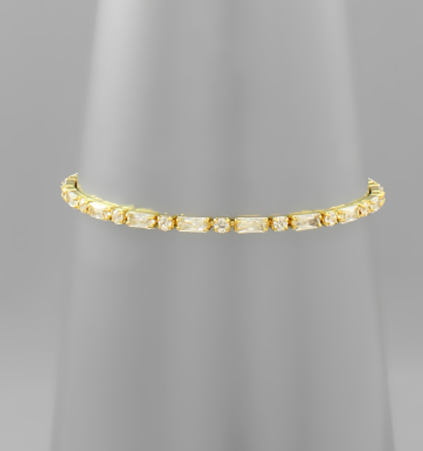 Tennis Bracelet Jewelry Golden Stella   