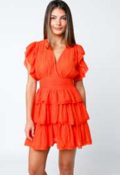 No Room For The Blues Dress Clothing Olivaceous S Orange 