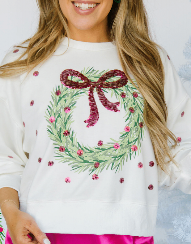 Sweatshirt - Christmas Wreath