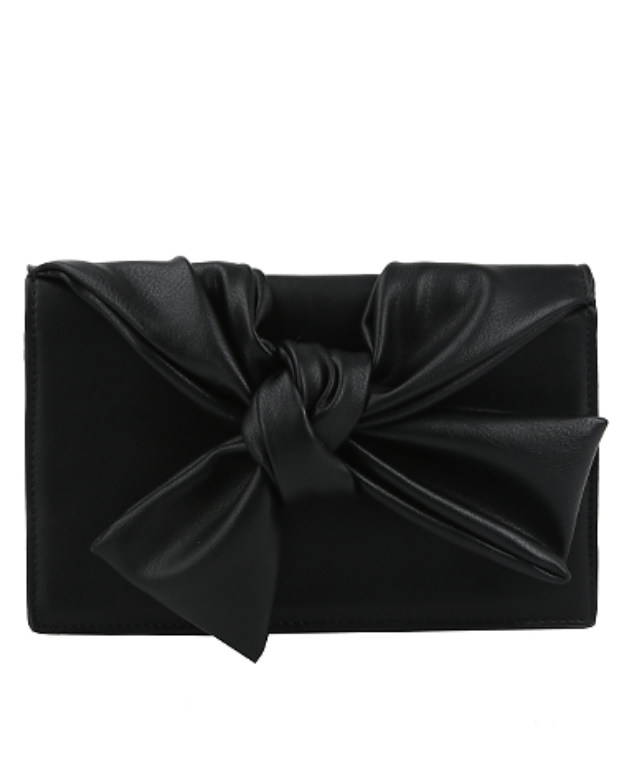 Bow Front Clutch Bag Clothing Golden Stella   