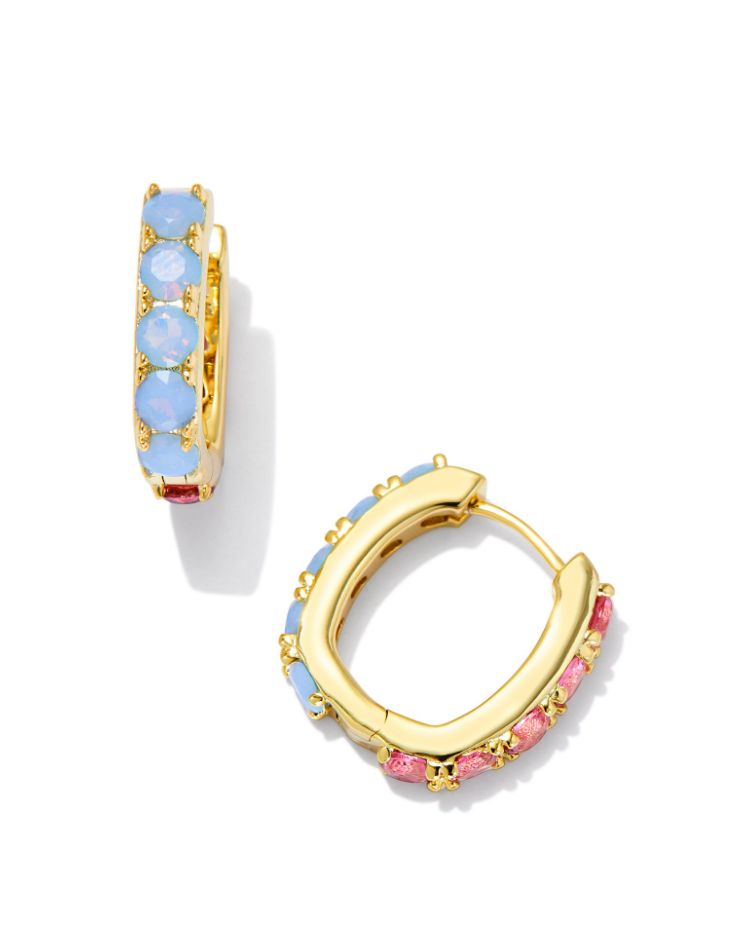 Chandler Huggie Earring Jewelry Kendra Scott Pink/Blue  