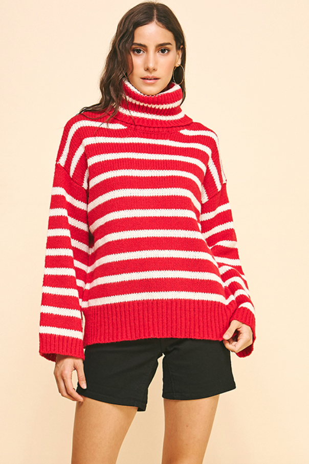 Candy Cane Lane Sweater Clothing Peacocks & Pearls Lexington   