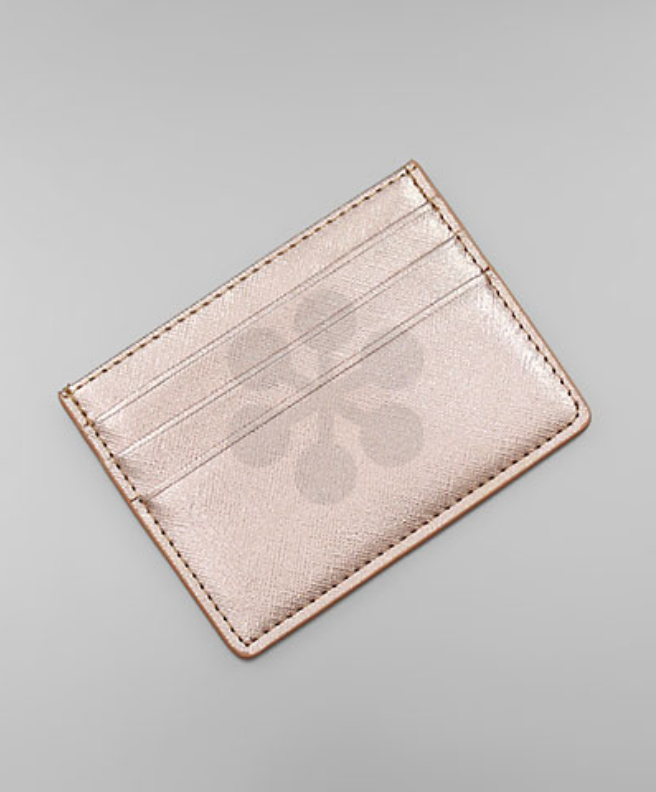 Multi Purpose Card Holder Accessory Peacocks & Pearls Lexington Rose Gold