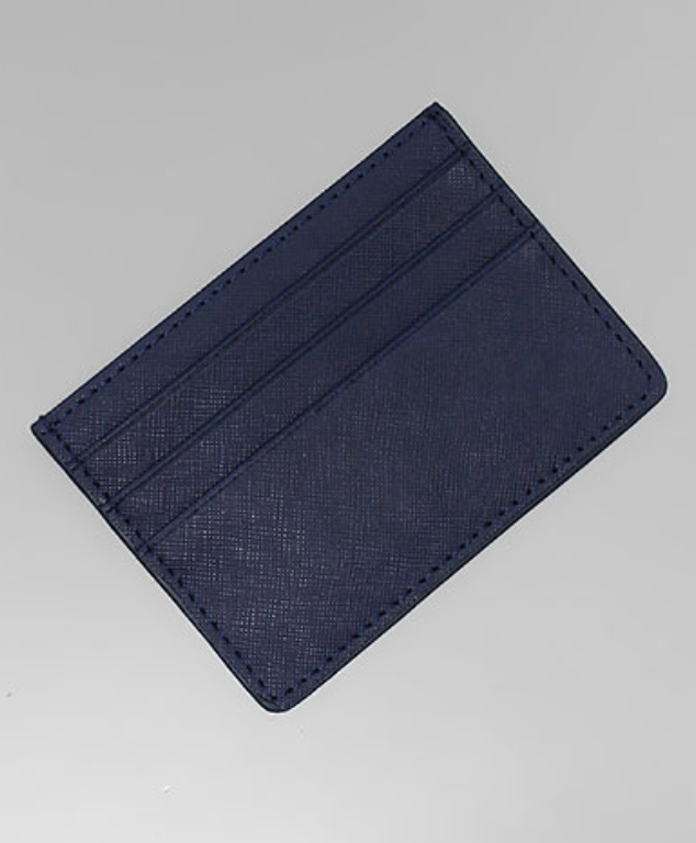 Multi Purpose Card Holder Accessory Peacocks & Pearls Lexington Navy