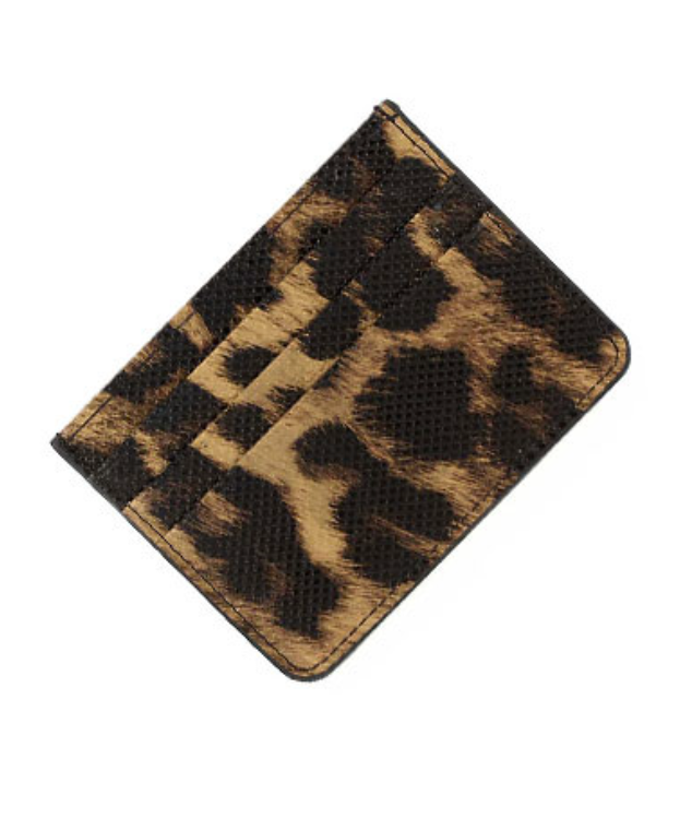 Multi Purpose Card Holder Accessory Peacocks & Pearls Lexington Leopard
