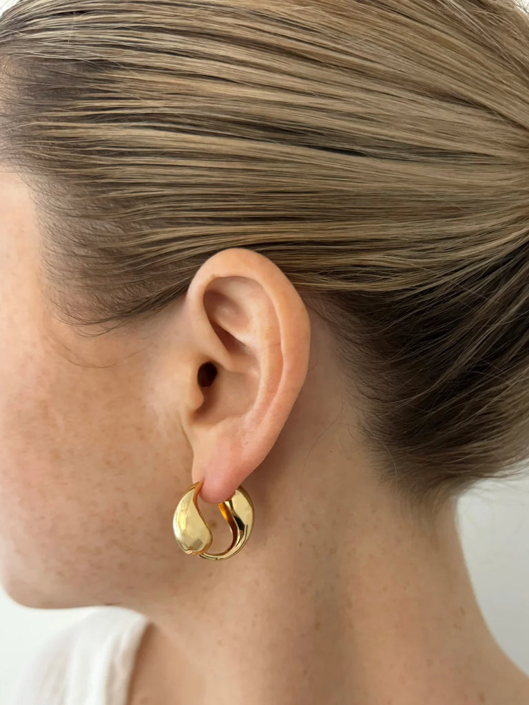 Twin Hoop Earrings Jewelry ALV Jewels   