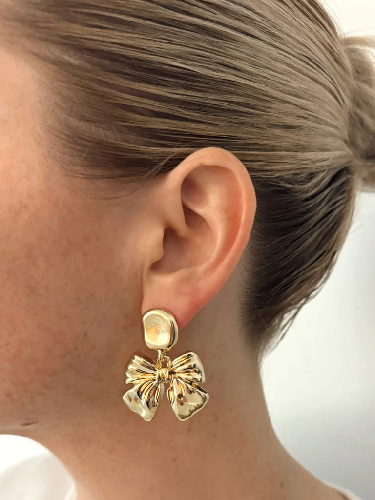 Holmes Bow Stud Earrings Jewelry ALV Jewels   