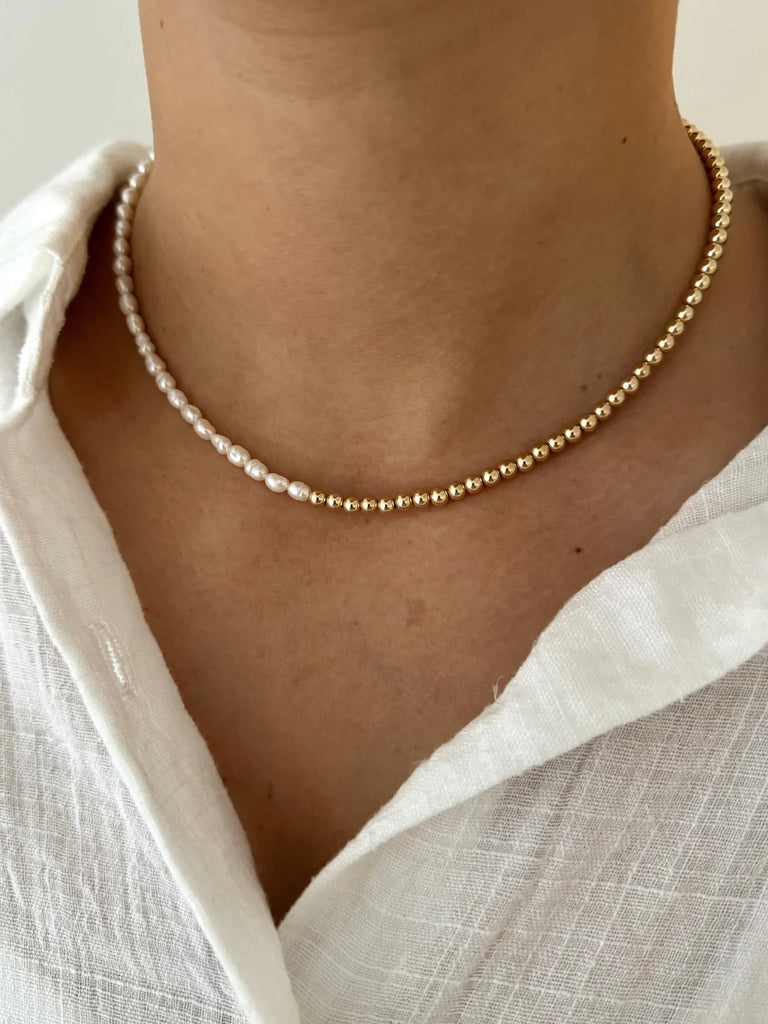 Miami Half & Half Necklace Jewelry ALV Jewels