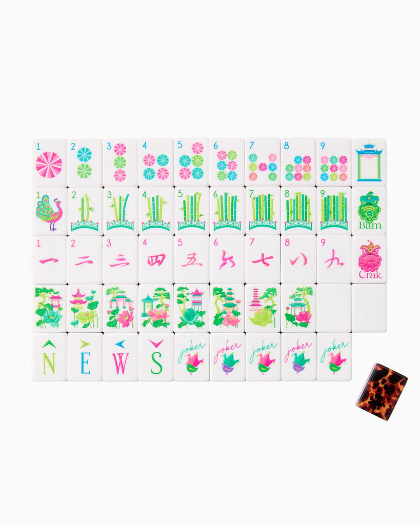 Mahjong Lex Mahjong Tiles – Peacocks & Pearls Lexington