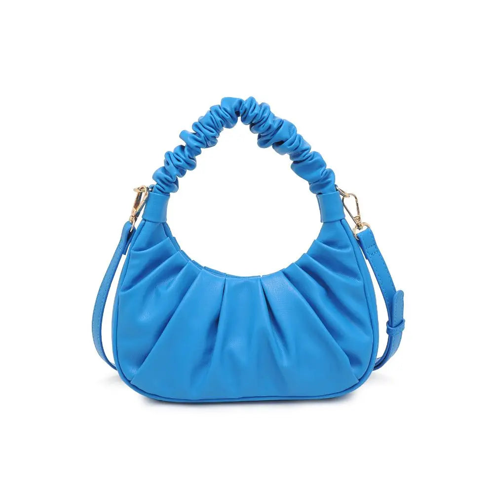 Stormi Scrunch Strap Shoulder Bag Purse Urban Expressions Blue  