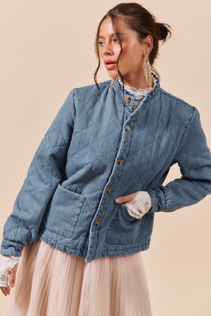 The Blue Ridge Denim Jacket Clothing Peacocks & Pearls Lexington