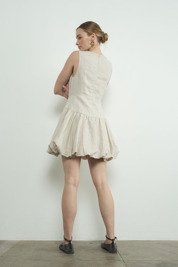 Natural Bubble Dress Clothing Peacocks & Pearls Lexington