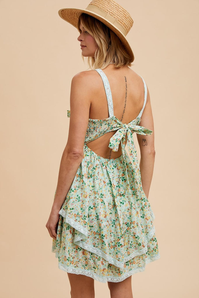 The Roxi Short Floral Dress Clothing Peacocks & Pearls Lexington   