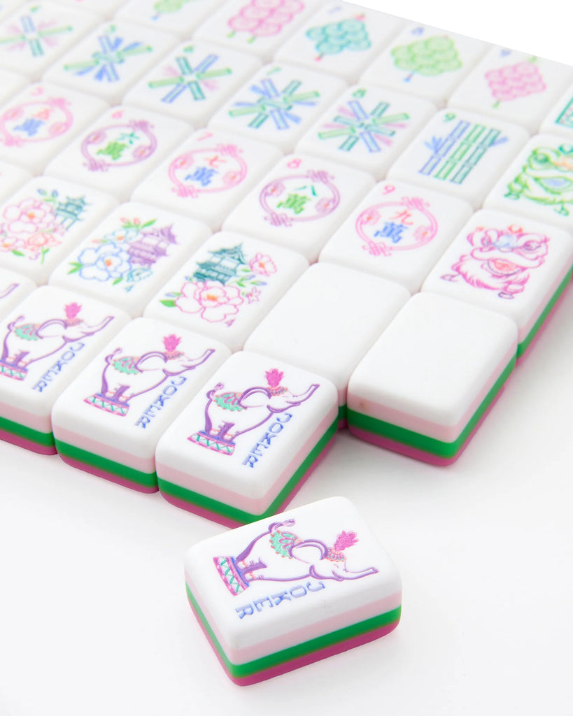 Mahjong Lex Mahjong Tiles – Peacocks & Pearls Lexington