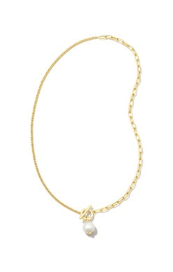 Leighton Pearl Chain Necklace Jewelry Kendra Scott   