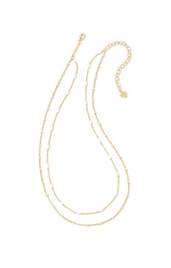 Dottie Multi Strand Necklace Jewelry Kendra Scott White  