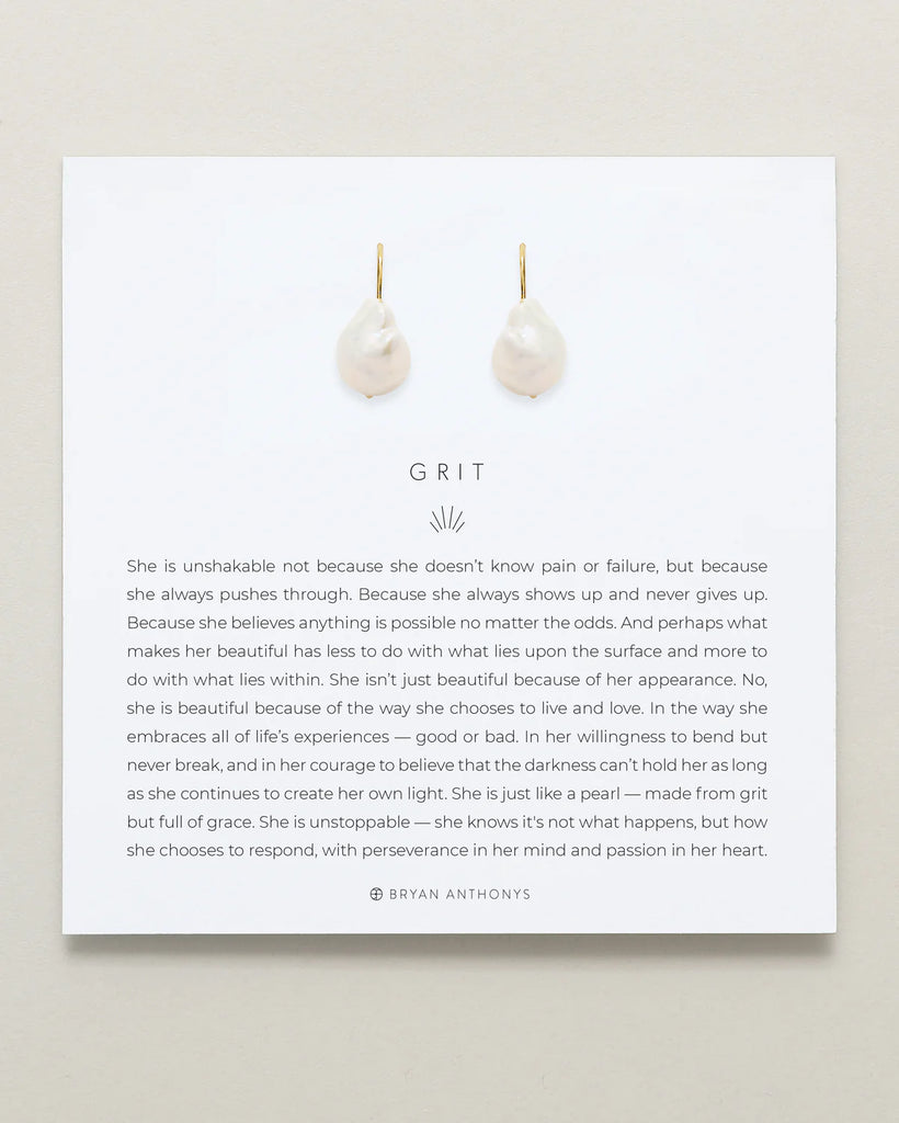 Grit Drop Earrings-14k Gold Jewelry Bryan Anthonys   