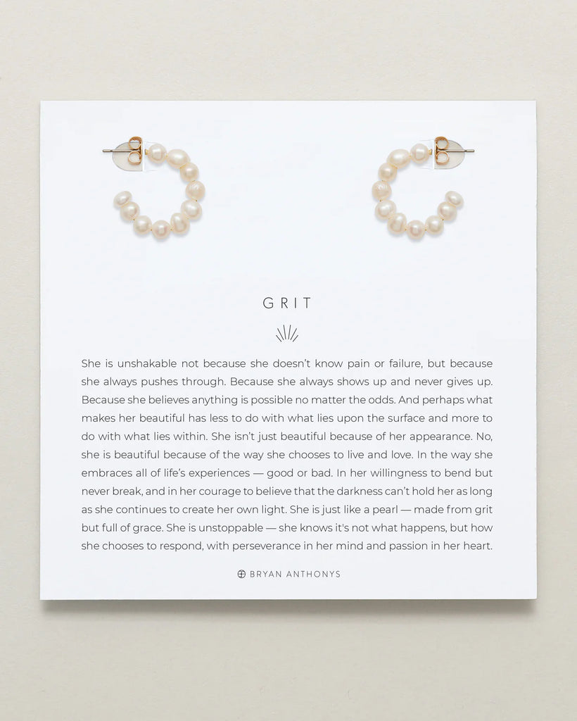 Grit Mini Hoop Earrings- 14K Gold Jewelry Bryan Anthonys   
