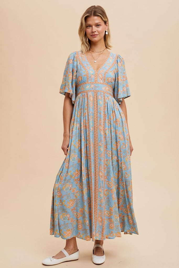 Soft Horizon Maxi Dress Clothing Peacocks & Pearls Lexington   