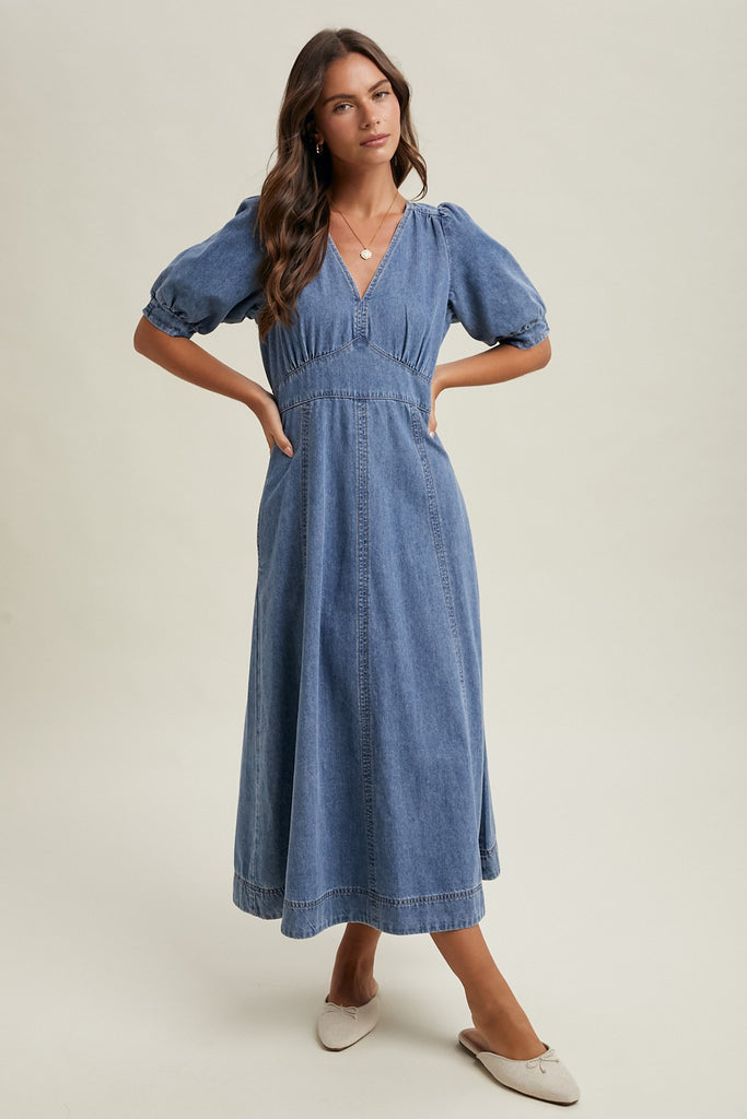denim dress peacocks Am I a peacocks convert.. no! But there is a few good items in this  collection! And it's definitely worth a look #peacocksfashion #peacocks  #fashionreview #tryonwithme #springfashion