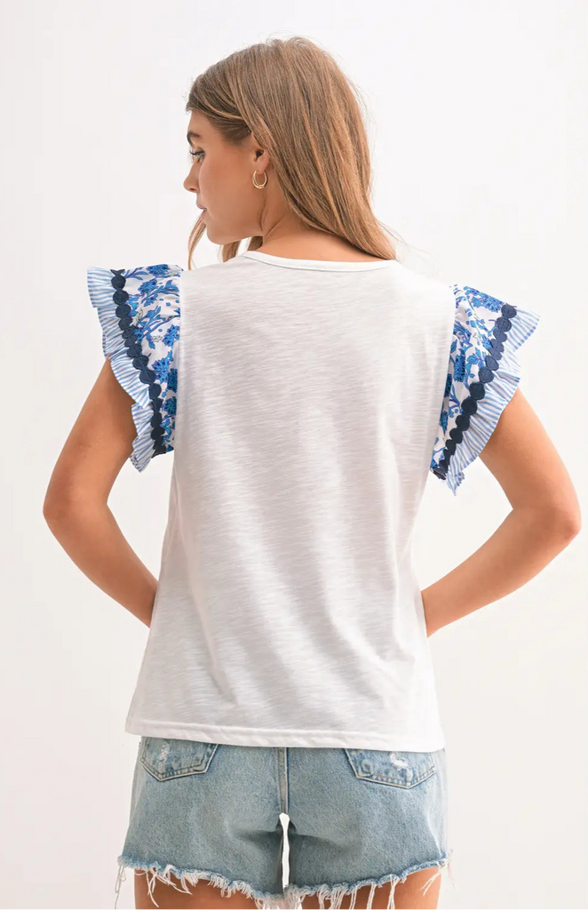 Seaside Stitch Top Clothing Peacocks & Pearls Lexington