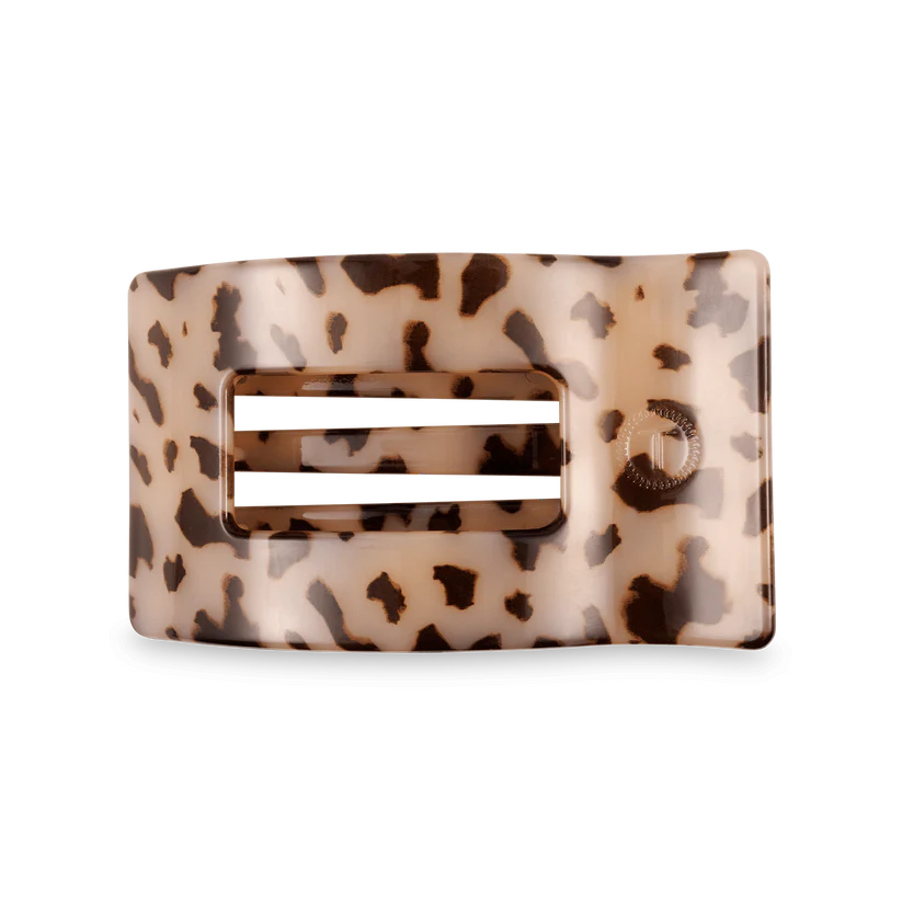 Medium Flat Rectangular Hair Clip Accessory Peacocks & Pearls Lexington Blonde Tortoise