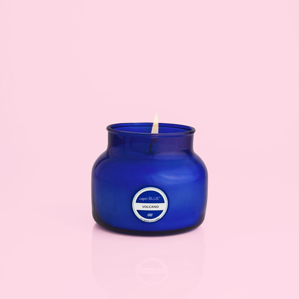 Volcano Blue Signature Candle Home Capri Blue   